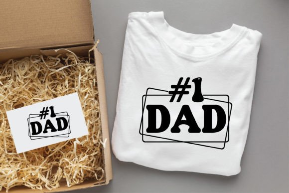 Celebrate Fatherhood with #1 Dad SVG Design Assets