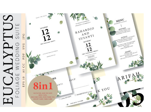 Eucalyptus Wedding Suite: Sophisticated Design for Modern Nuptials