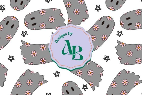 Halloween Ghosts Seamless Pattern: Spooky Style for Every Project