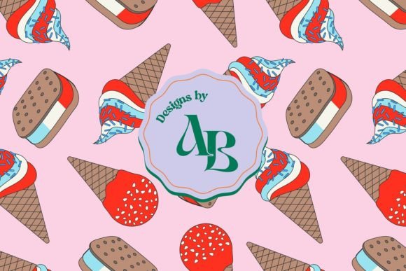 Infuse Patriotism and Sweetness with This Seamless Pattern