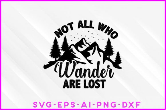 Not All Who Wander Are Lost SVG: A Retro Christmas Design for Your Store