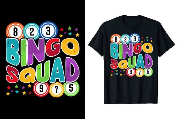 Retro Fun for Modern Brands: The Casino Vintage Bingo T-shirt Design