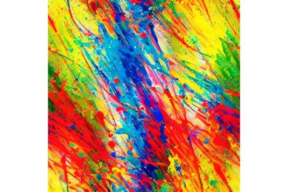 Unleash Creative Energy with a Paint Splash Seamless Pattern
