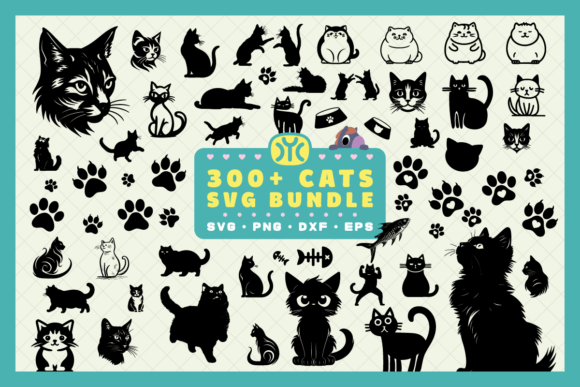 Unlocking Creativity with the 300 Cats SVG Bundle