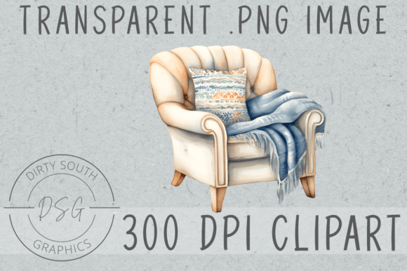 Watercolor Boho Comfy Chair Cozy: A Designer's Guide to This Cozy Clipart